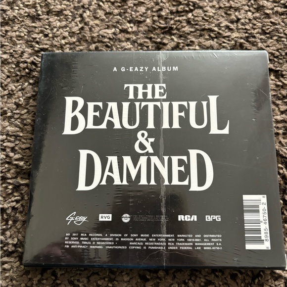 G-Eazy The Beautiful & Damned Album CD NEW Never Opened NWT ft Halsey Cardi B - Picture 3 of 4